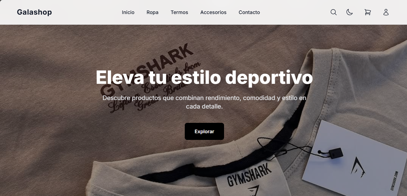Landing page para tienda en línea